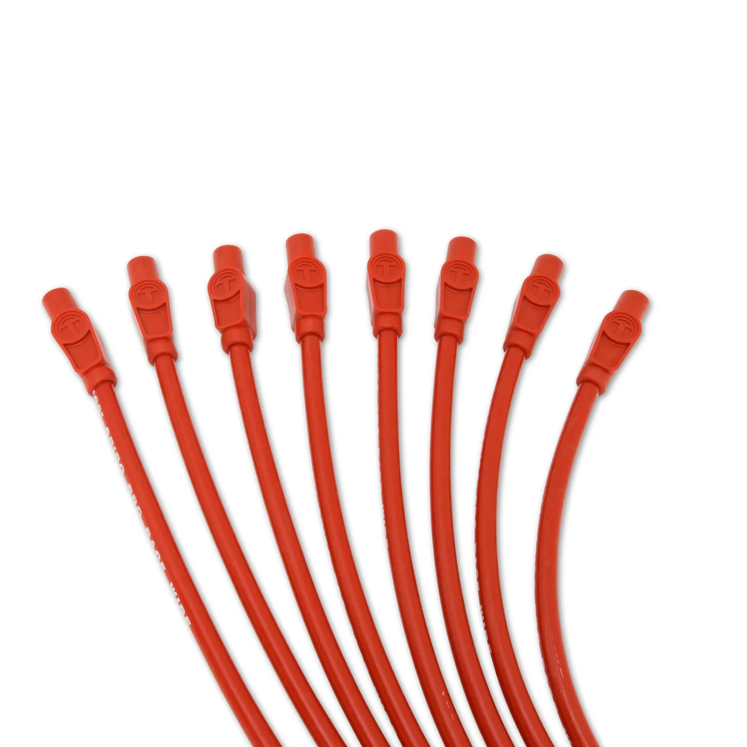 Spark Plug Wire Set Universal 10.4mm Silicone Spiro Pro 409 409 180_ Red 79255